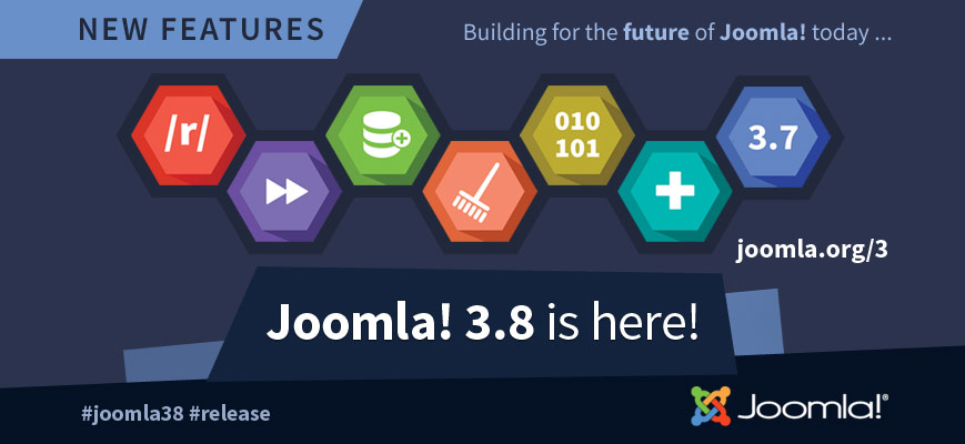 Joomla! 发布v3.8.0